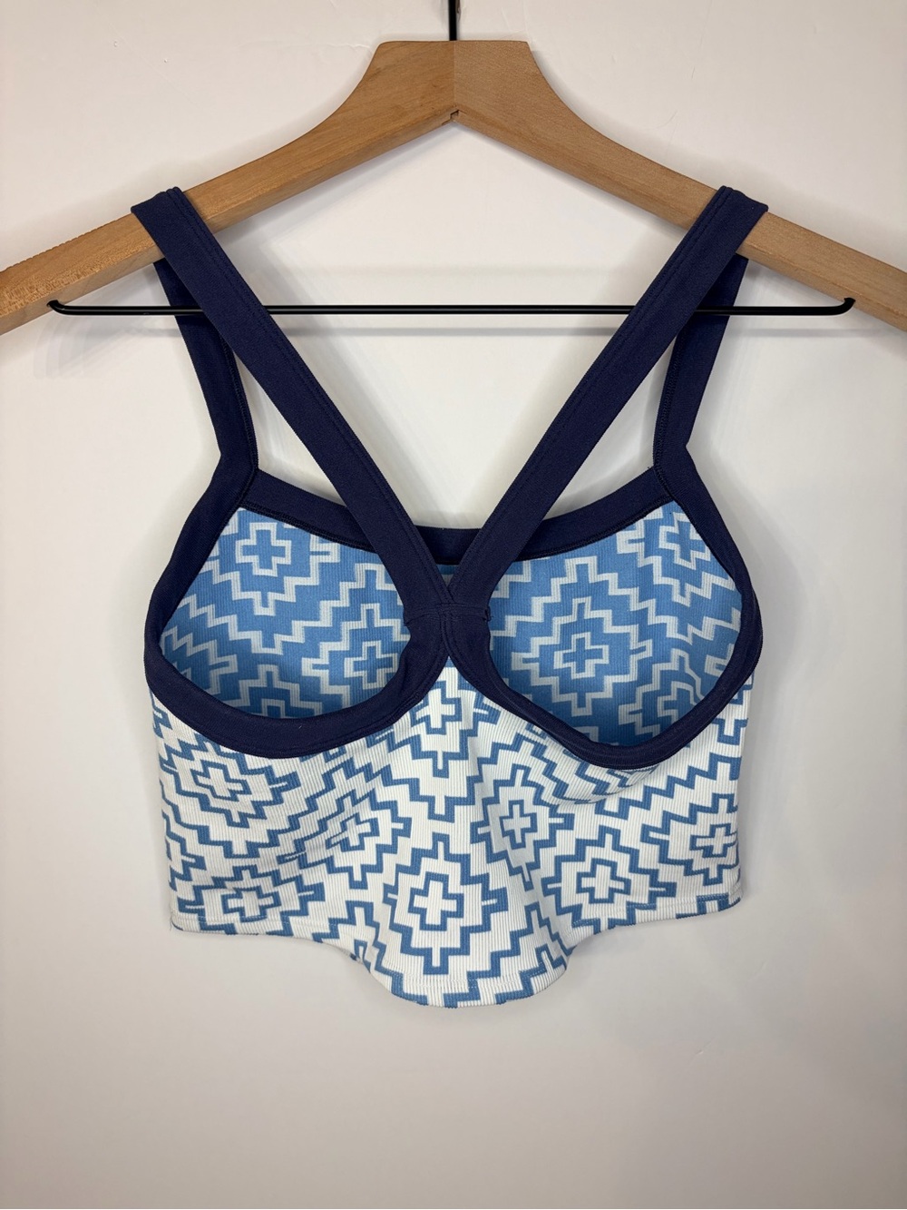 *NWT* Free People FP Movement All Clear Jacquard Cami in Blue Crush Combo, XL - Picture 13 of 16